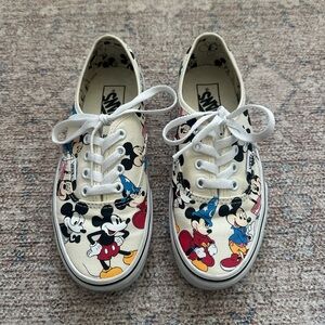 Vans Authentic x Disney Mickey's Birthday sneakers. Womens size 5.5
